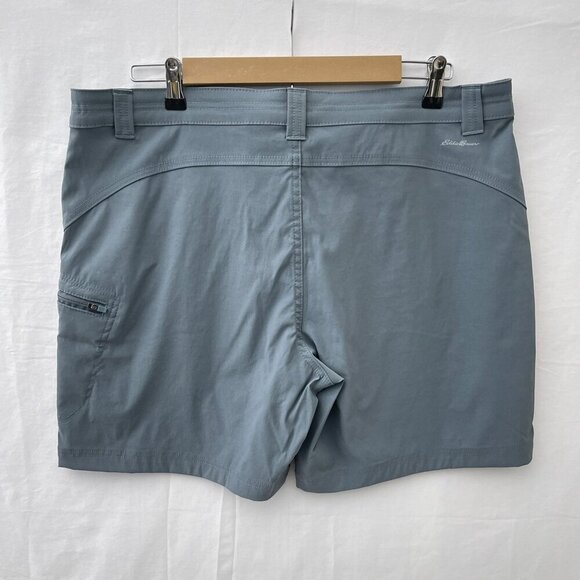 Eddie Bauer Cargo Hiking Utility Shorts Casual Outdoor Plus Size Blue Womens‎ 16 - Picture 2 of 12